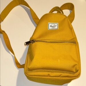Hershel Nova mini backpack mustard yellow